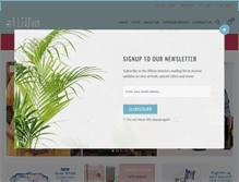 Tablet Screenshot of alliuminteriors.co.nz